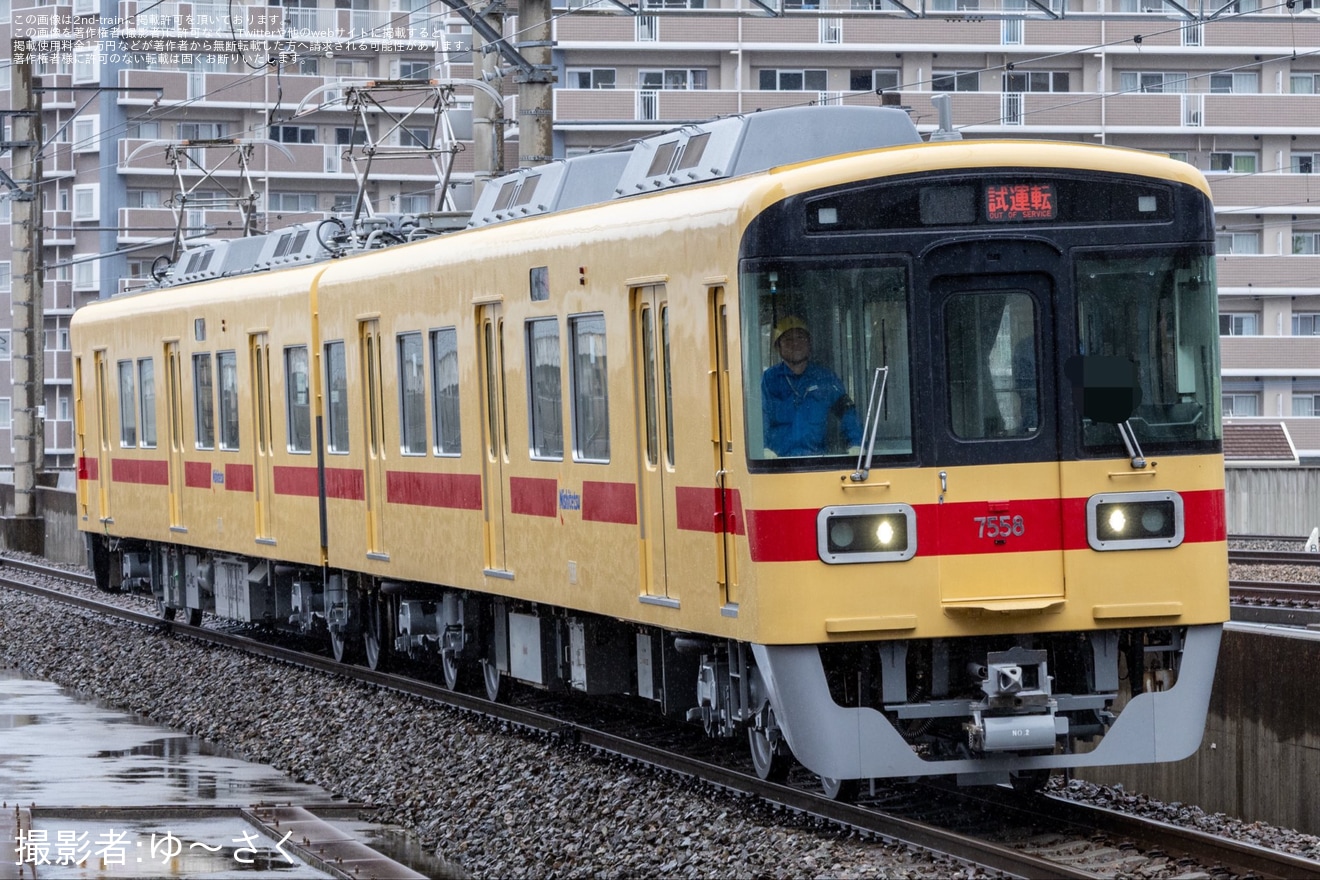 【西鉄】7050形7158Fが貝塚線で転属後試運転の拡大写真