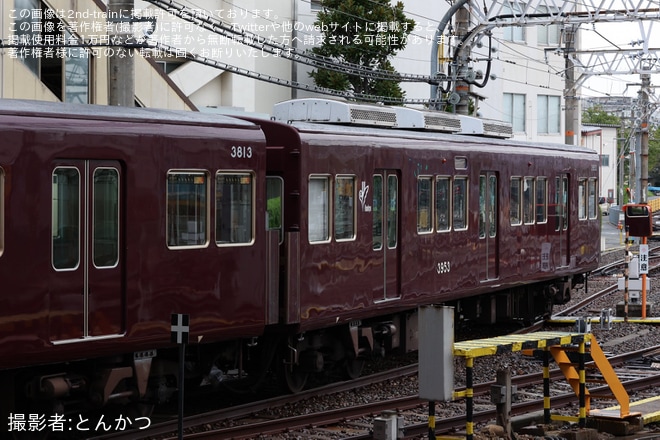 【阪急】3300系3323FにC#3953を組み込み8両編成化（2枚目）