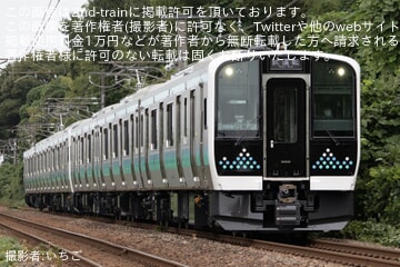 【JR東】E131系200番台N13編成・N14編成がJ-TREC新津を出場