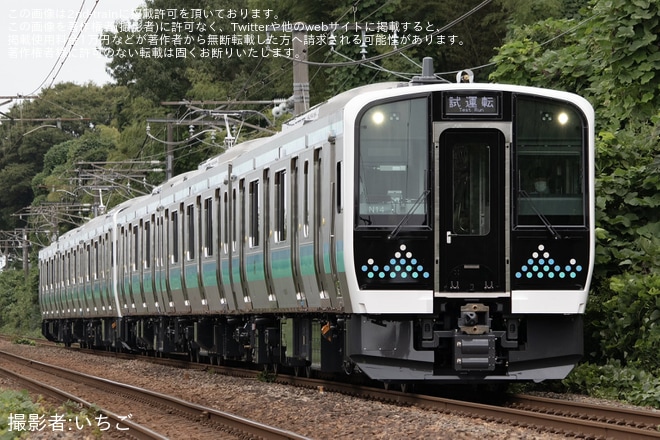 【JR東】E131系200番台N13編成・N14編成がJ-TREC新津を出場（1枚目）