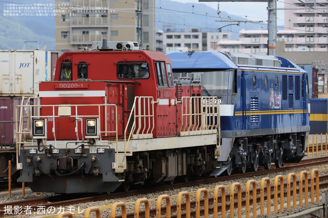 【JR貨】EF210-379が川崎車両を出場し甲種輸送の拡大写真