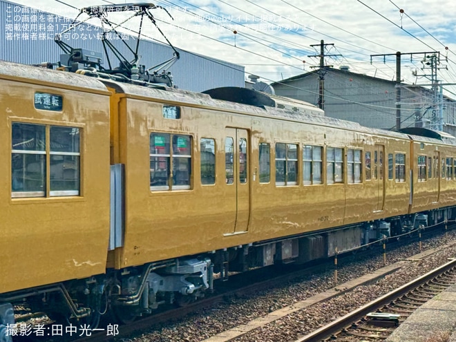 【JR西】115系N-16編成が下関総合車両所本所で構内試運転（4枚目）