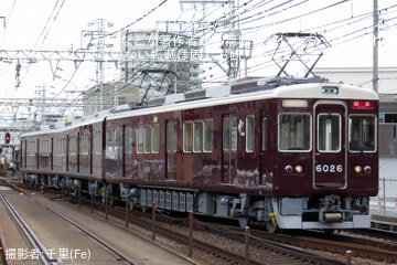 【阪急】6000系6026F正雀工場出場回送