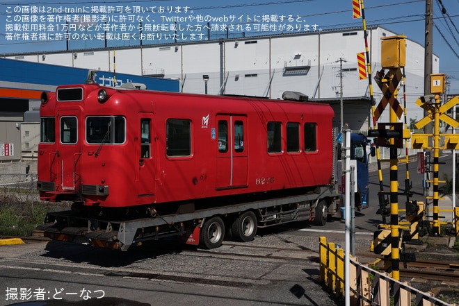 【名鉄】6000系6020F・6800系6813Fが廃車搬出・陸送（1枚目）