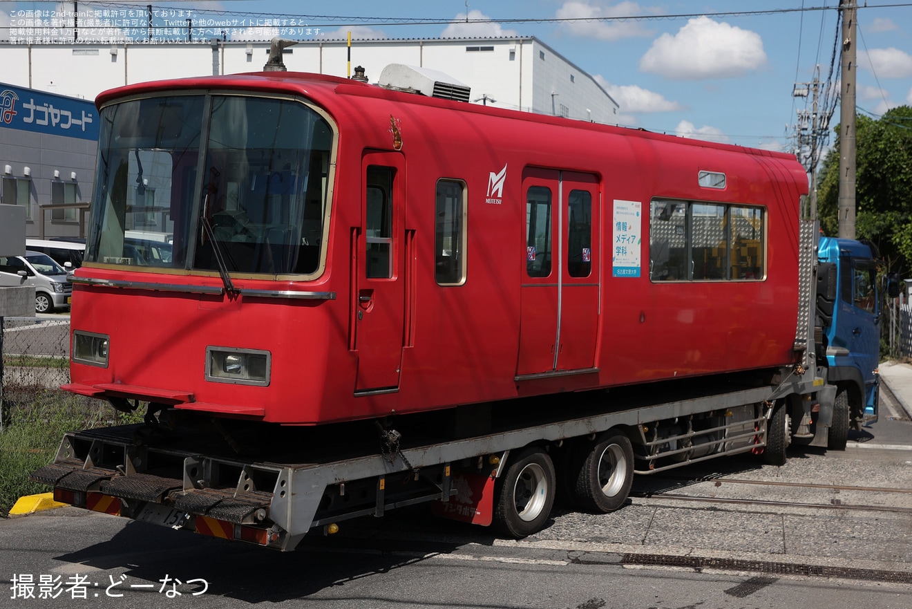 【名鉄】6000系6020F・6800系6813Fが廃車搬出・陸送の拡大写真