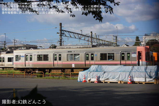 【京王】入場中の1000系1753Fのワンマン化が進行中（1枚目）
