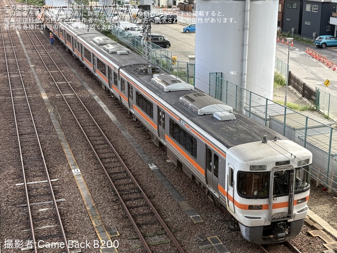 【JR海】313系Y8編成が名古屋工場へ入場回送（2枚目）