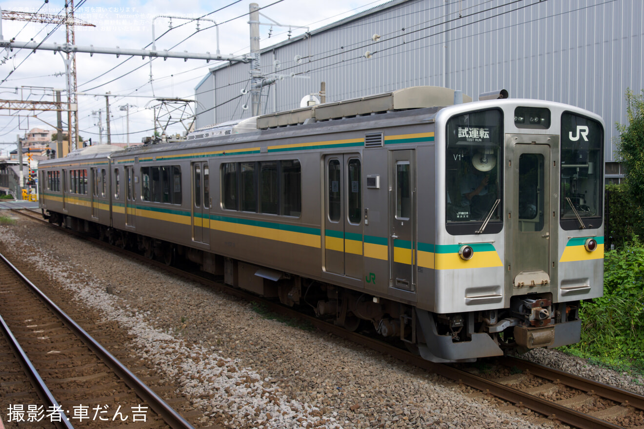 【JR東】E127系ナハV1編成を使用したハンドル訓練の拡大写真