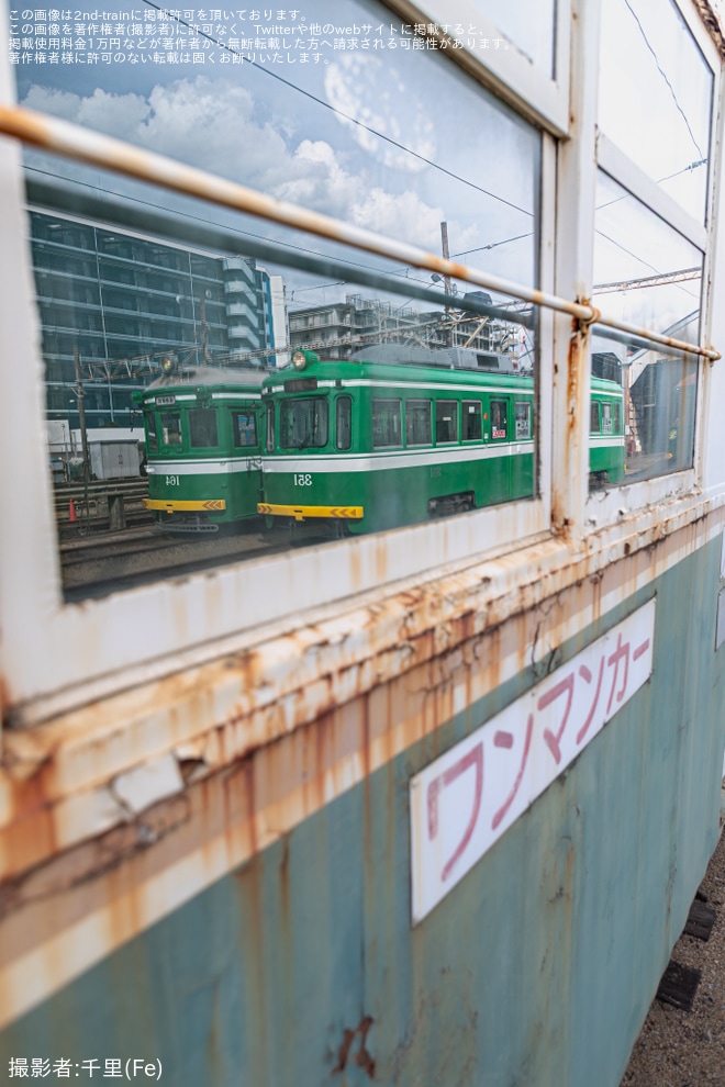 をあびこ道車庫で撮影した写真