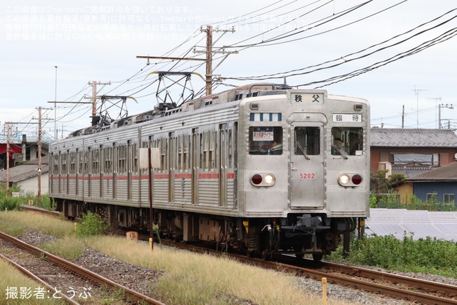 【秩鉄】5000系5002Fが「快速秩父長瀞ライナー」に充当（2枚目）