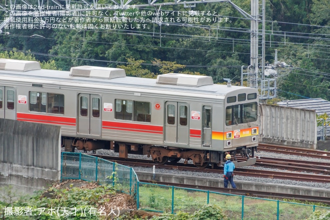 【西武】元東急9000系9002Fが武蔵丘車両検修場へ入場（4枚目）