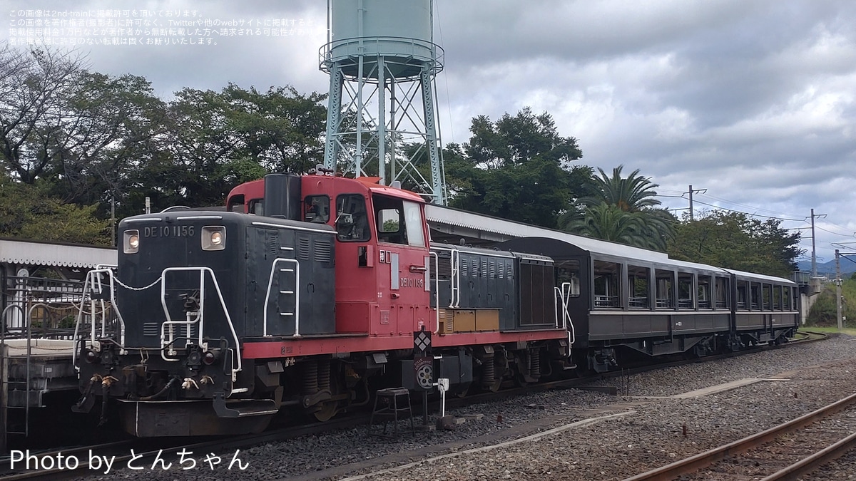 JR西】C56-160不具合で「SLスチーム号」をDE10-1156が牽引 |2nd-train