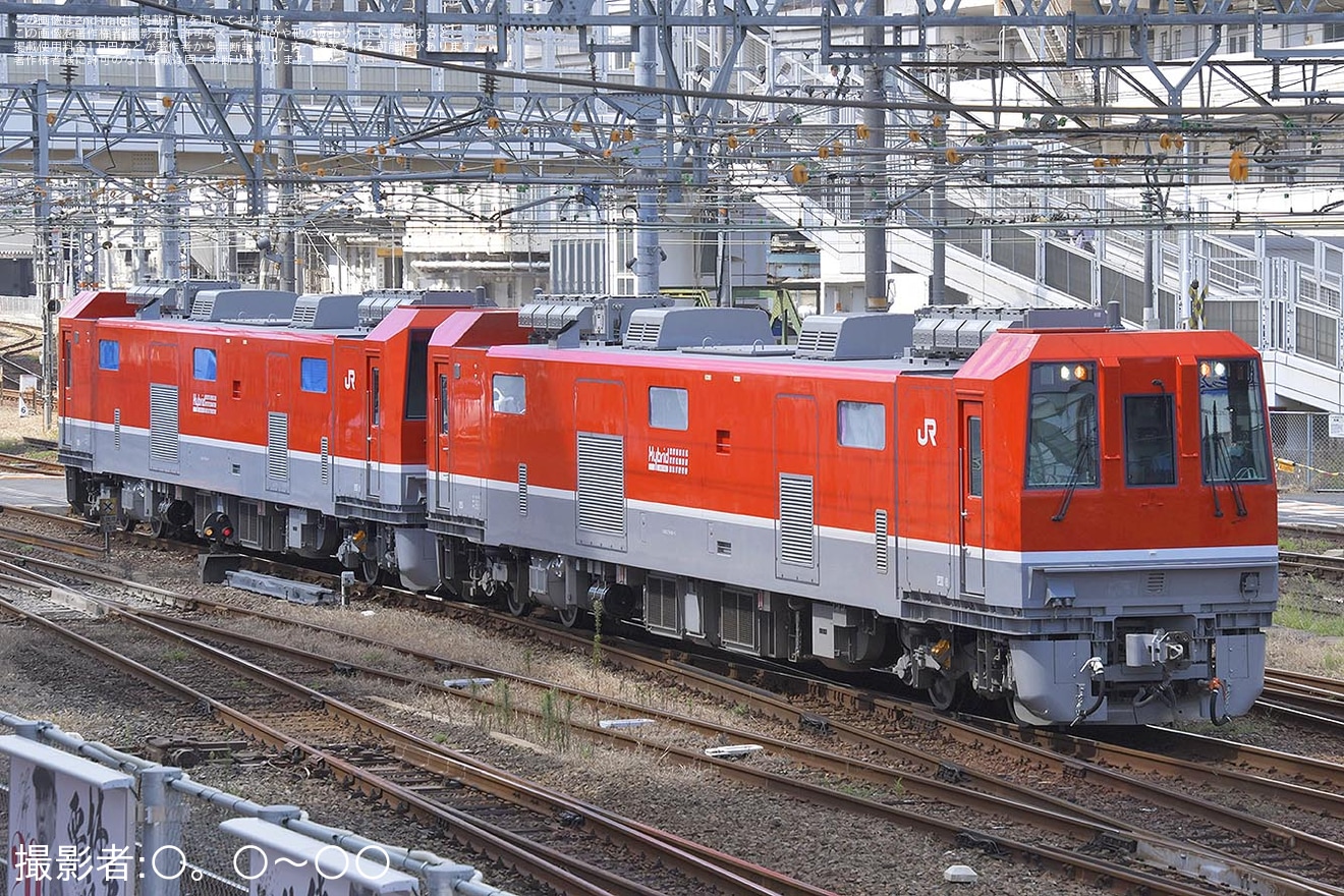 【JR西】DEC743-1+DEC743-2が後藤総合車両所本所へ回送の拡大写真