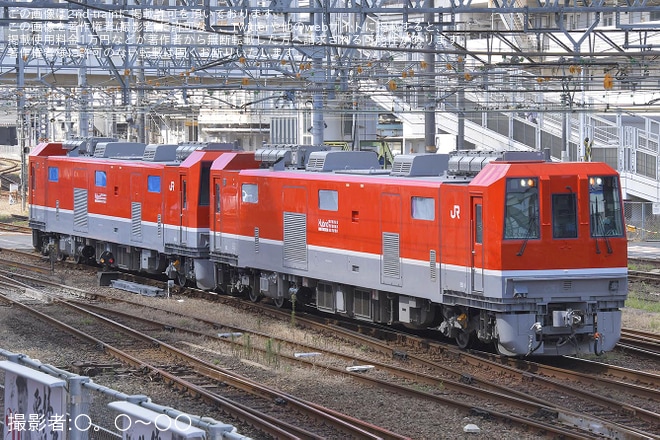 【JR西】DEC743-1+DEC743-2が後藤総合車両所本所へ回送（4枚目）