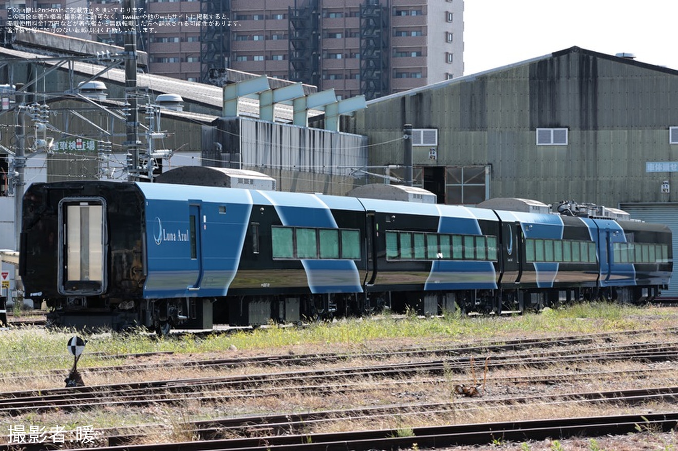 【JR東】E657系「ルナ・アズール」改造中間車で700番台を確認の拡大写真
