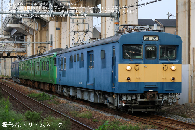 【JR西】113系S3編成吹田総合車両所本所へ回送（2枚目）