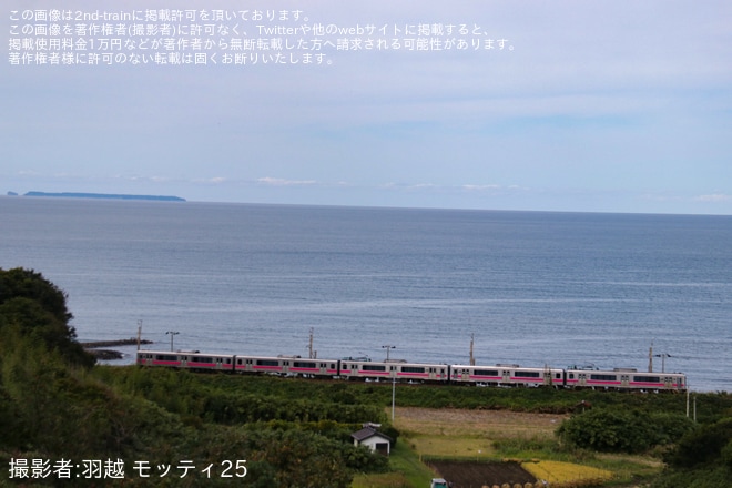 【JR東】臨時特急・快速「秋田キャラバンMF号」が運転（2枚目）