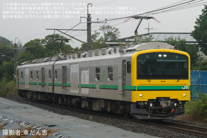 【JR東】E493系オク01編成 幕張車両ベースへ臨時回送 - 東我孫子～湖北間にて撮影