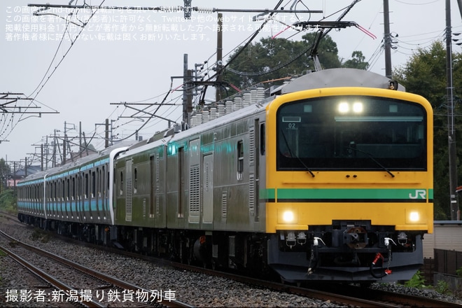 【JR東】E131系200番台N13編成・N14編成が長野へ配給輸送（1枚目）