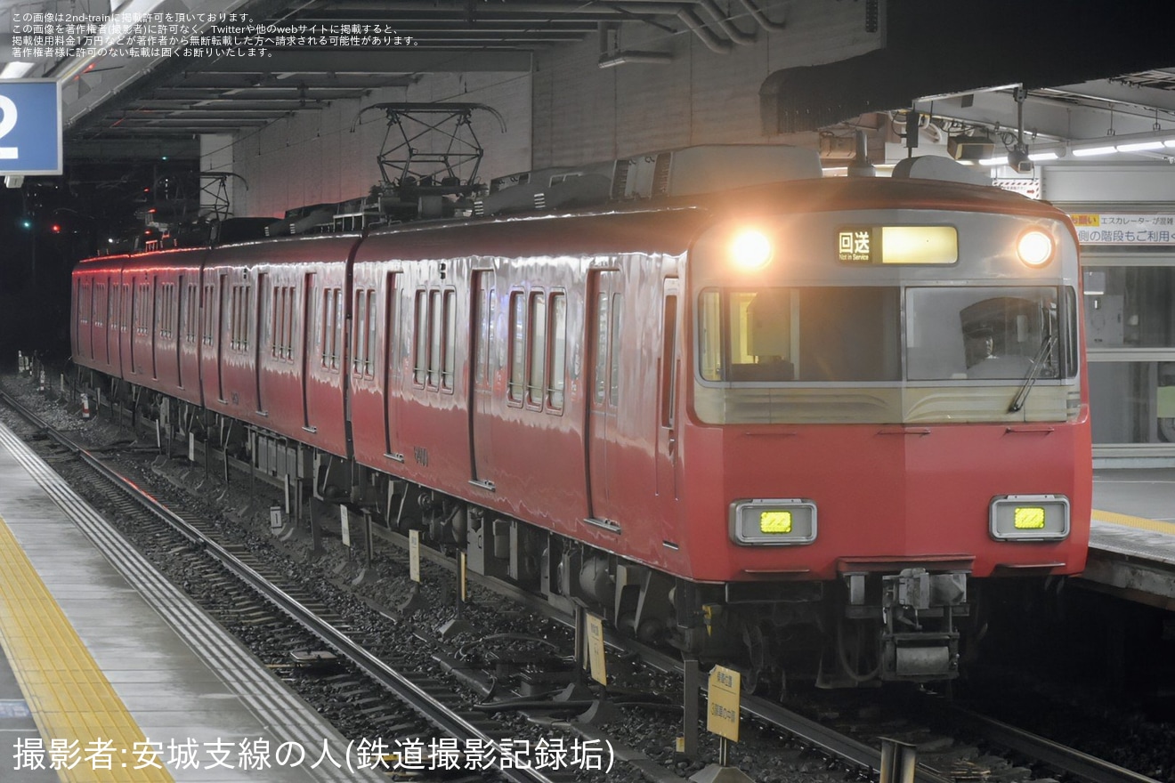 【名鉄】6500系6509Fが廃車のため大江へ回送の拡大写真