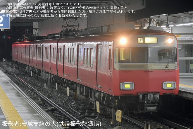 【名鉄】6500系6509Fが廃車のため大江へ回送（1枚目）