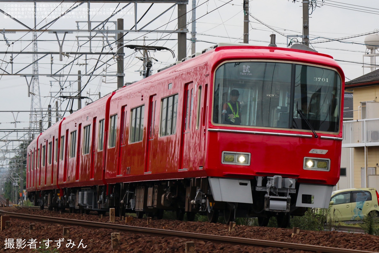 【名鉄】3700系3701F舞木検査場出場試運転の拡大写真