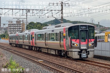 【JR西】227系L3編成が距離保全を終え下関総合車両所本所出場試運転