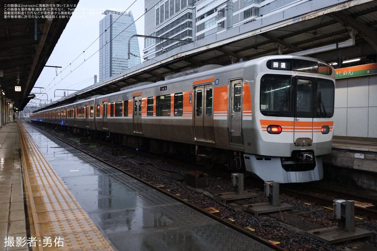 【JR海】315系C22編成が名古屋工場へ入場回送の拡大写真