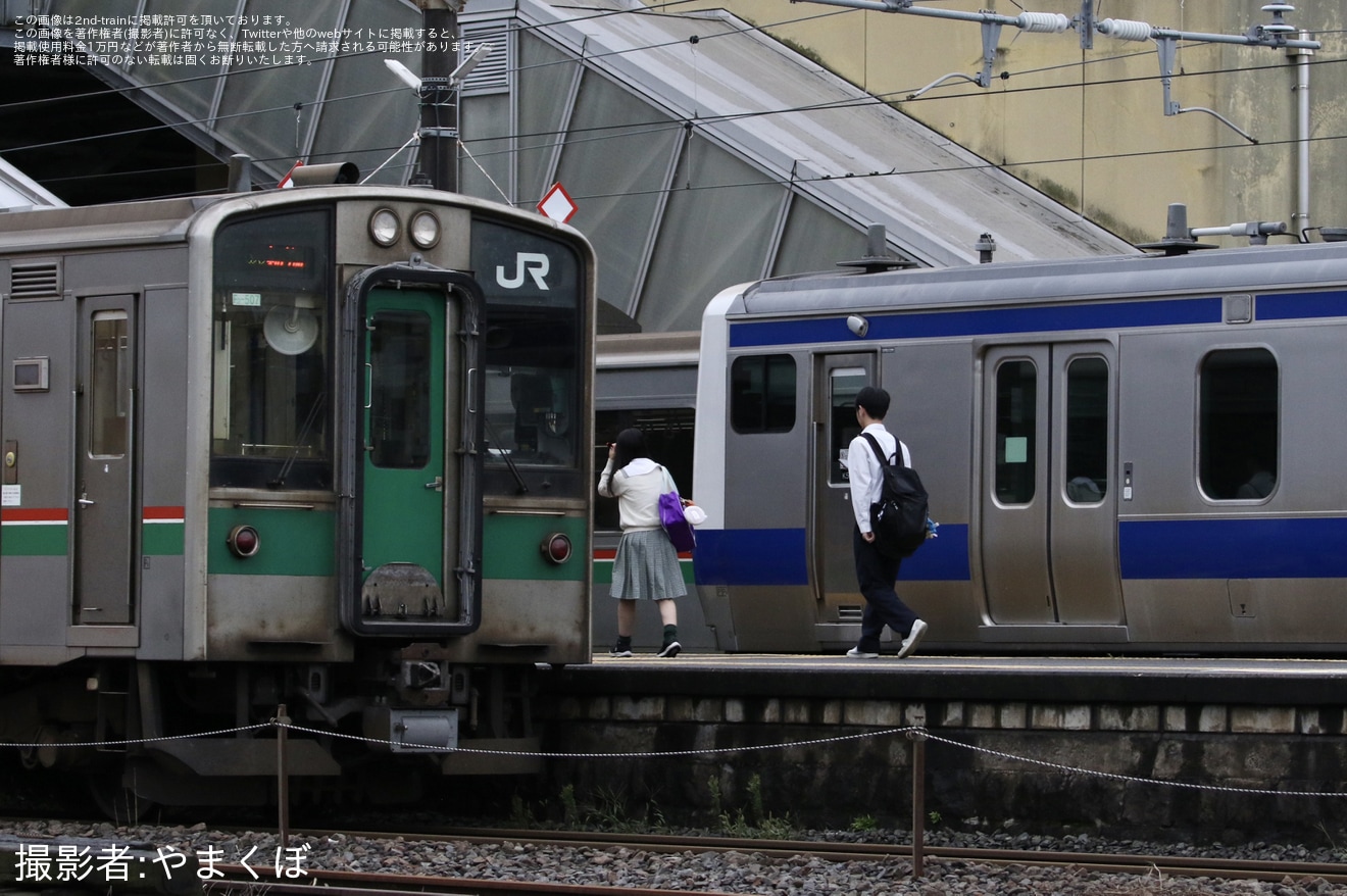 【JR東】E531系K551編成が郡山総合車両ベースを出場の拡大写真