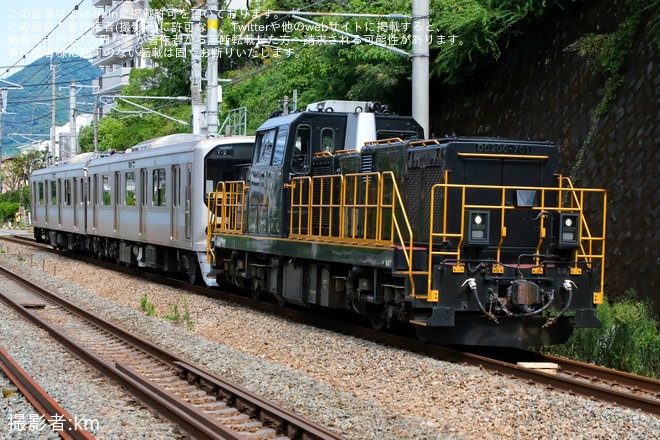 【JR九】307系T-2編成が無塗装で小倉総合車両センター出場（1枚目）