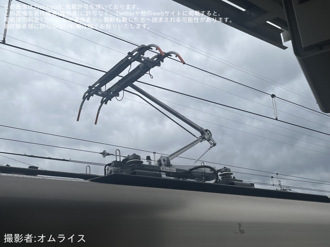 【西武】30000系32104F 地下直車用パンタグラフへ換装を小手指駅で撮影した写真