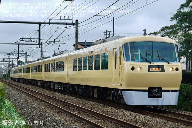 【西武】10000系10108Fがアイボリーホワイト単色で武蔵丘車両検修場出場試運転を不明で撮影した写真