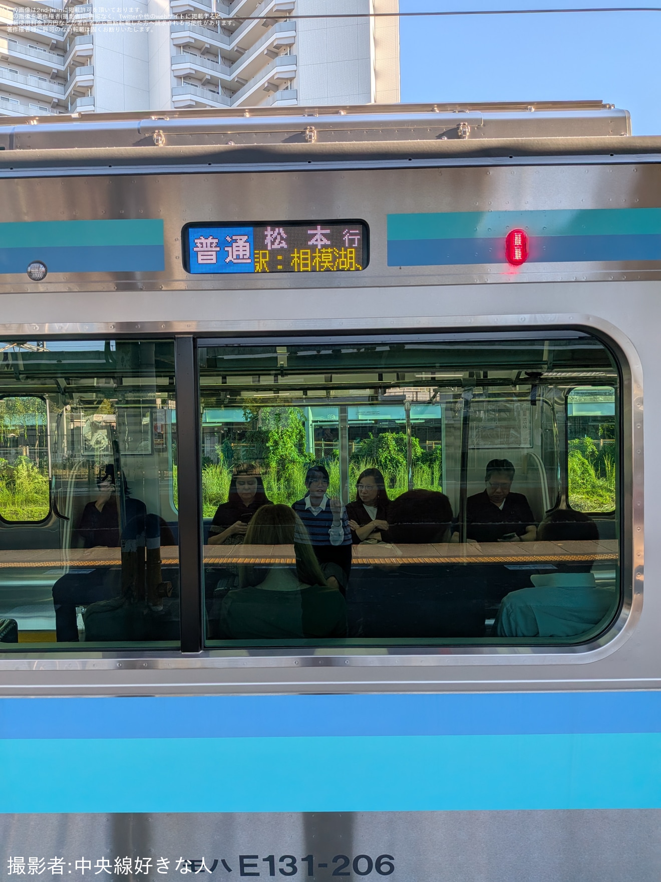 【JR東】中央本線・篠ノ井線・信越本線向けの新型車両E131系200番台営業運転開始の拡大写真