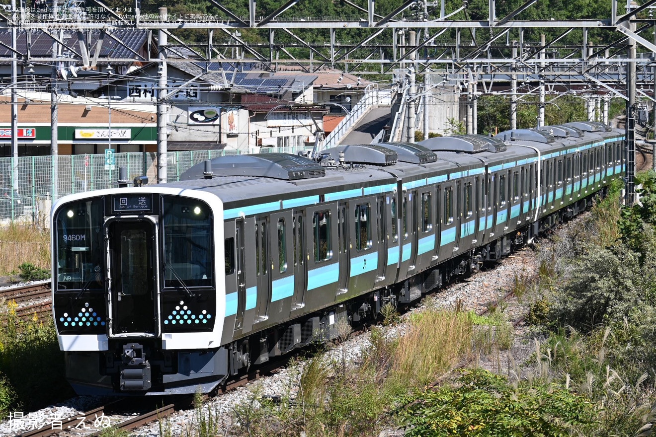 【JR東】E131系200番台N9編成+N10編成が長野から首都圏方面へ回送の拡大写真