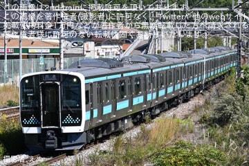 【JR東】E131系200番台N9編成+N10編成が長野から首都圏方面へ回送