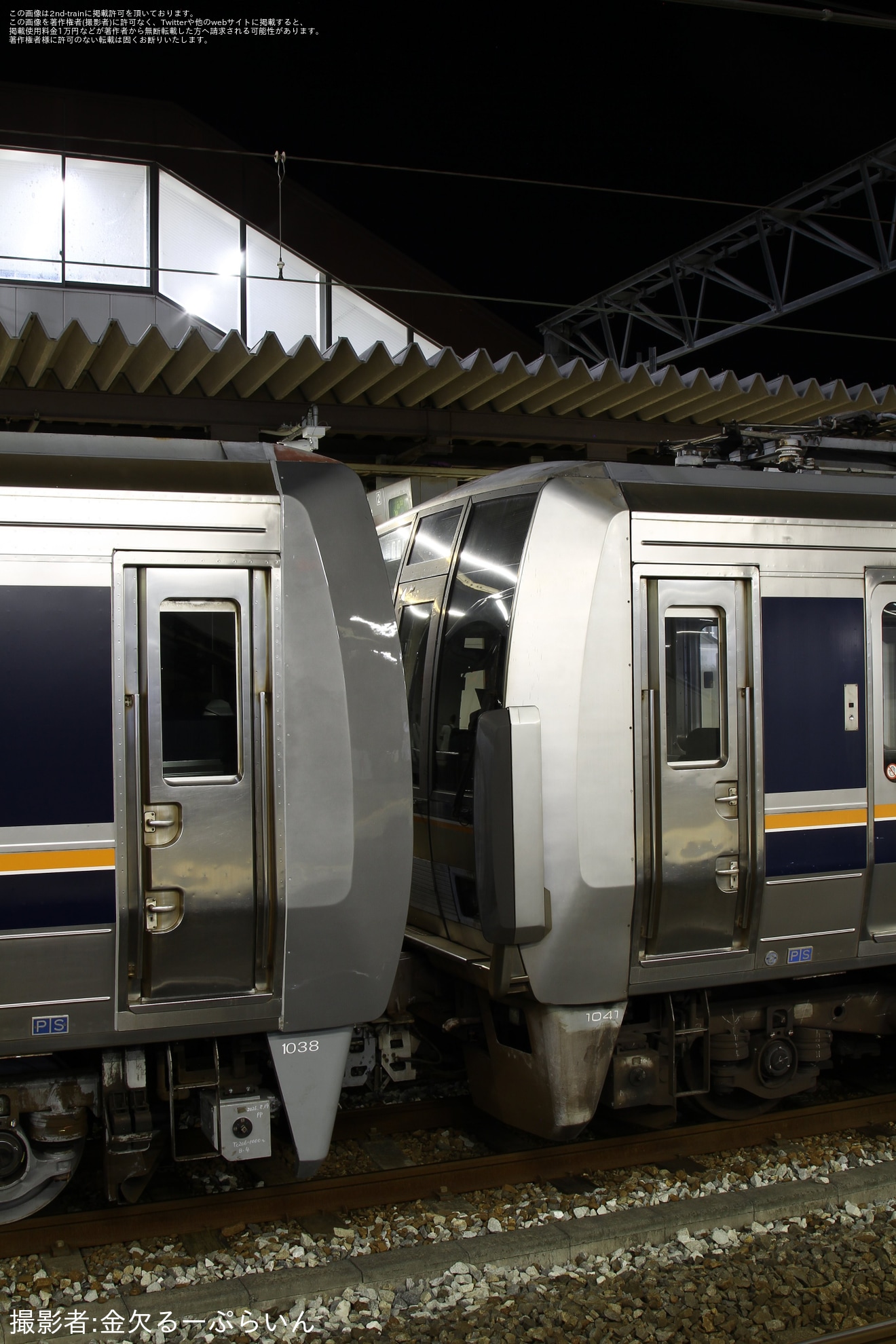 【JR西】207系S21編成+Y1編成が5両編成で網干総合車両所本所から回送の拡大写真