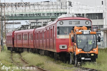 【名鉄】6500系6509Fが大江から東名古屋港へ廃車回送