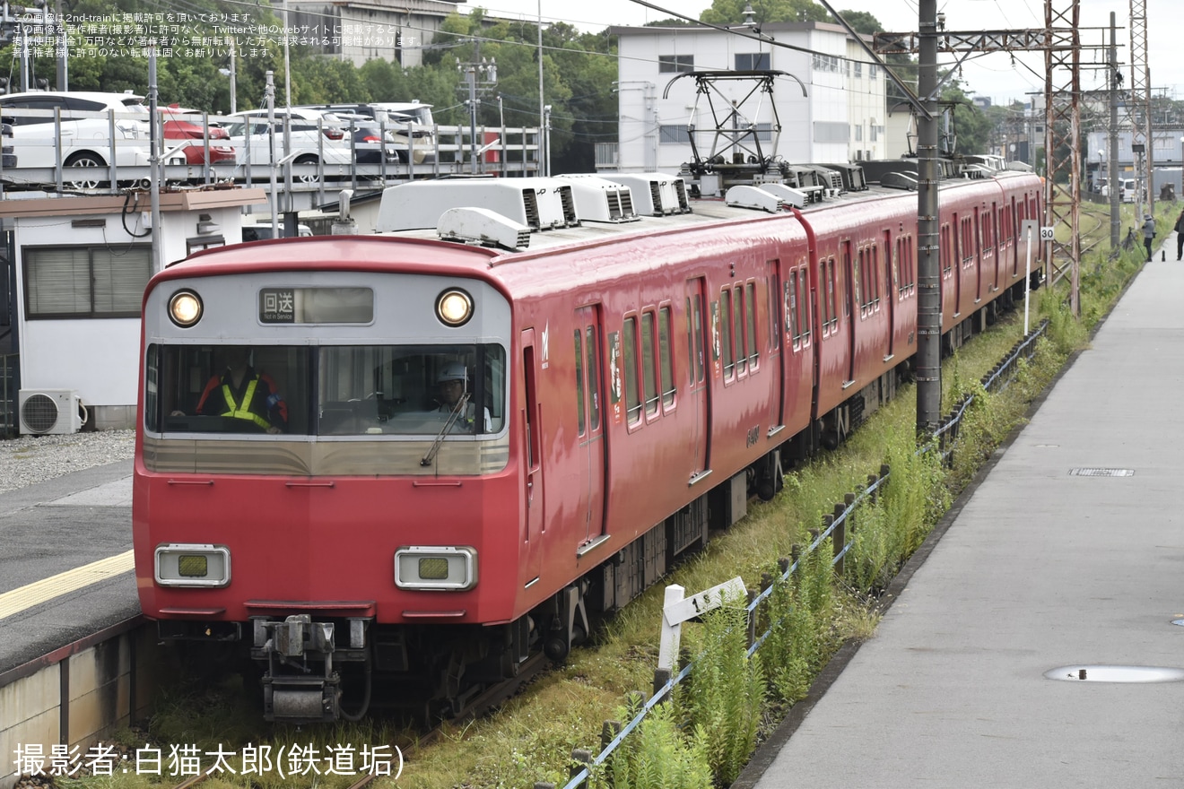 【名鉄】6500系6509Fが大江から東名古屋港へ廃車回送の拡大写真