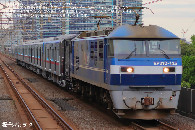 【京成】3200形3237-3238+3236編成が日本車輌製造を出場し甲種輸送 - 検見川浜駅にて撮影