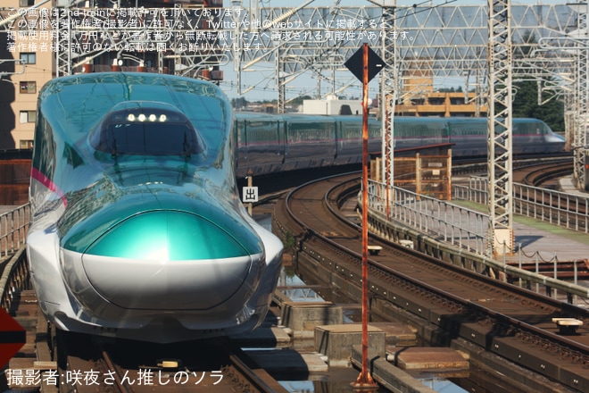【JR東】E5系U7編成が全般検査を終え出場試運転（1枚目）
