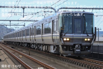 【JR西】223系W21編成 網干総合車両所本所出場試運転