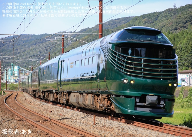 【JR西】「TWILIGHT EXPRESS 瑞風」が琵琶湖一周特別運行（1枚目）