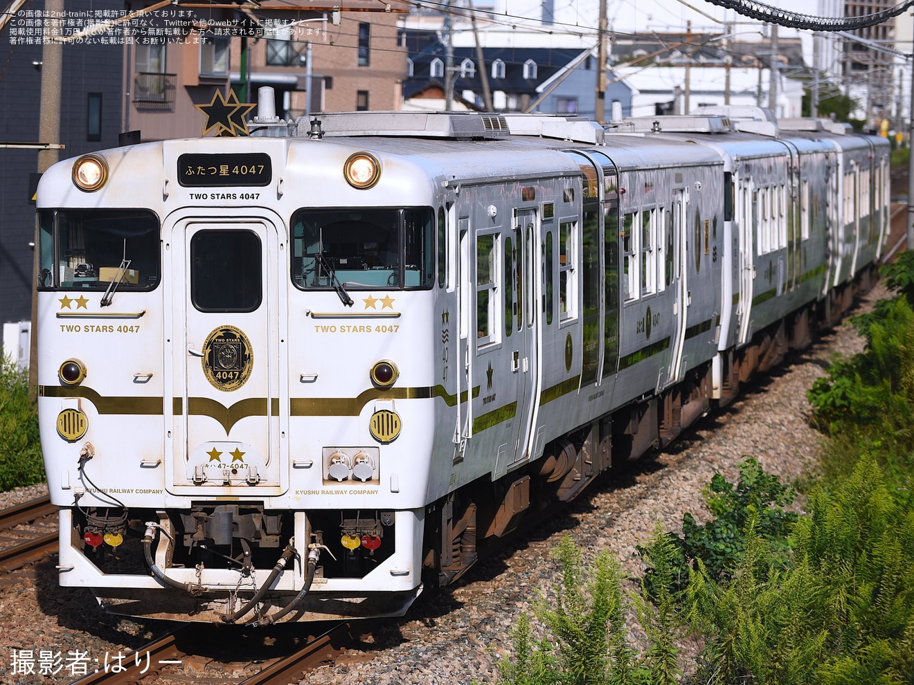 【JR九】「ふたつ星4047」使用「西九州新幹線開業4周年特別列車ツアー」が催行の拡大写真