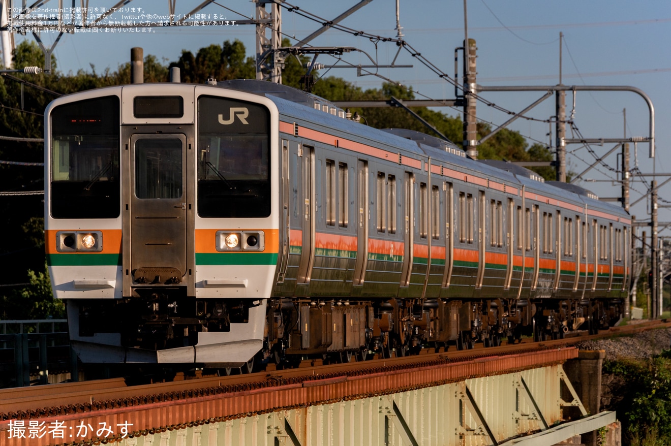 【JR東】211系A61編成が延命工事を終え大宮総合車両ベース出場の拡大写真