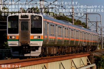 【JR東】211系A61編成が延命工事を終え大宮総合車両ベース出場