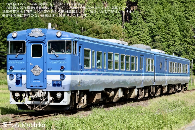 【JR西】「あめつち～秋の因美線～」を運行(2026年10月) - 智頭～土師間にて撮影