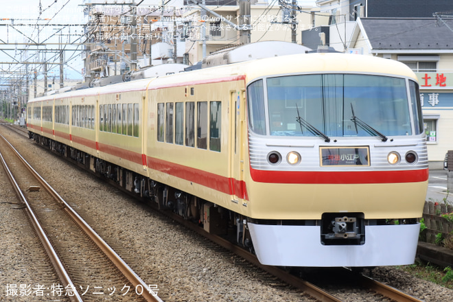 【西武】「レッドアロークラシック」運行開始を新狭山駅で撮影した写真