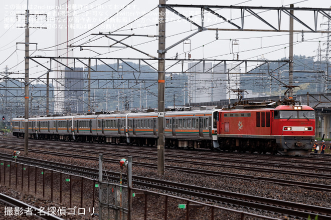 【JR海】213系H5編成など4編成が富山地方鉄道へ甲種輸送を米原～彦根間で撮影した写真