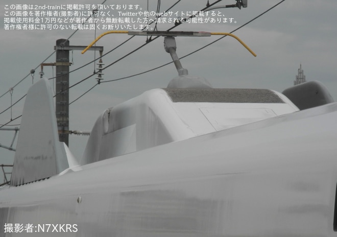 【JR海】N700A G37編成が第4全検を終え浜松工場出場試運転（3枚目）