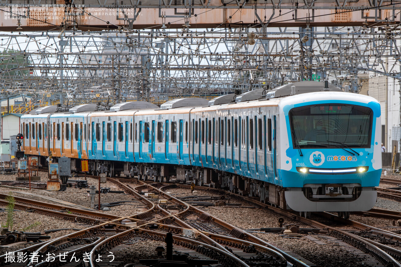 【小田急】5000形5055F(5055×10) 全般検査明け試運転の拡大写真
